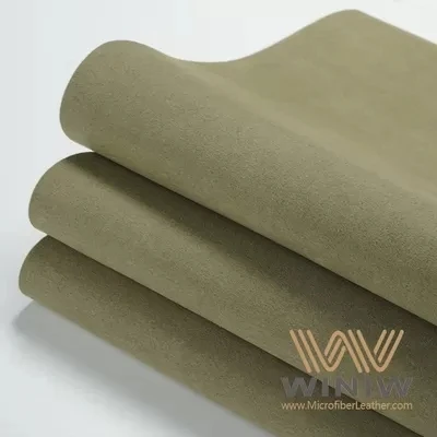 1mm Ultrasuede Vegan Leather Microfiber Suede PU Leather Fabric Shoes Material