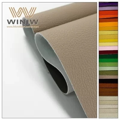 0,6 mm kleur en patroon variëteit microfiber vegan leer voor op maat gemaakte geschenkdozen