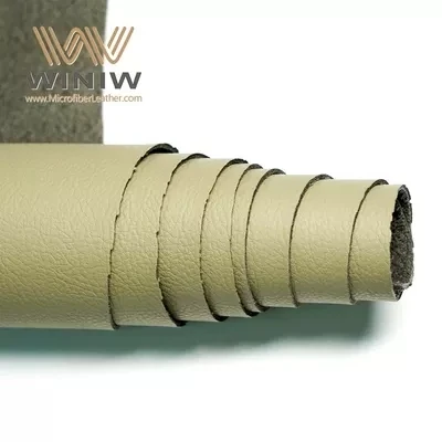 Beige micro vezelauto interieur bekleding lederen stof materiaal
