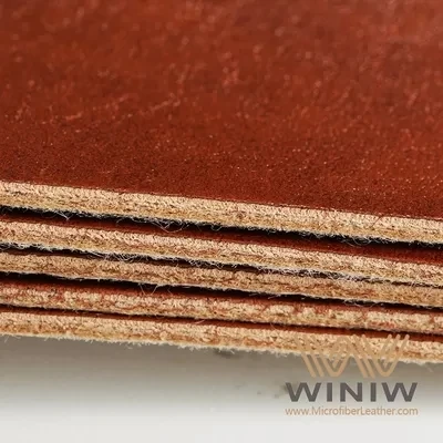 Faux leermateriaal Polyurethaan stofleer voor labels