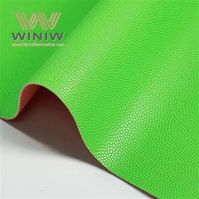 Groen High Elastic PU Synthetisch lederen voetbalmateriaal