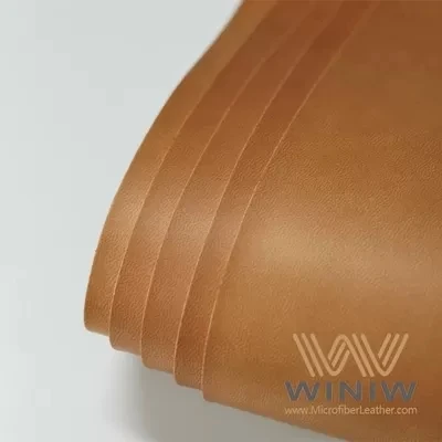 Waterproof PU Leather Synthetic Leather Fabric For Labels